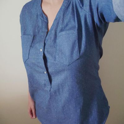 Tunique Cheyenne, version chambray