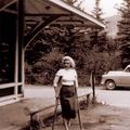 Août 1953 Canada Marilyn dans un chalet