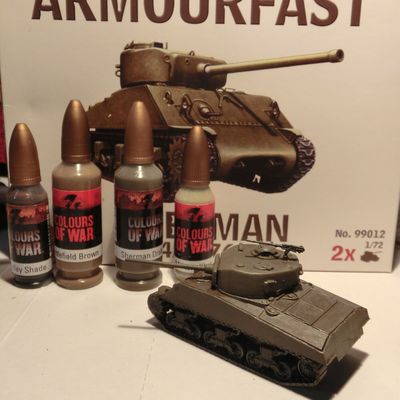 Sherman M4A3 76mm, 1/72, Armourfast