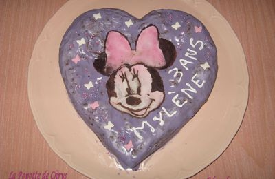 Gâteau Minnie 3ans Mylène
