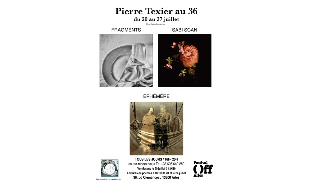 Ephémère, etc...de Pierre Texier du 20 au 27 juillet