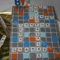 Gâteau anniversaire Scrabble 