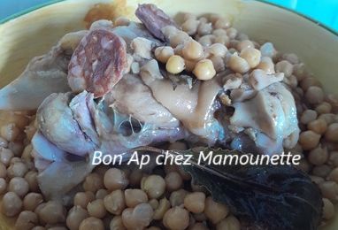 Jarret de porc aux pois chiches et chorizo et un coup de gueule contre Grand Frais, mais une bonne nouvelle pour l'abattoir halal de Meaux 77 fermé définitivement grâce à L214