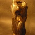 Et DIEU créa le Couple     Bronze patiné  H 27 cm