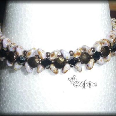 Bracelet Twins beads Super Duo