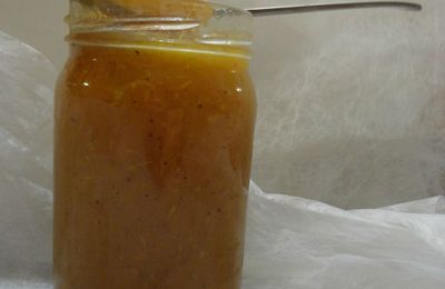 CONFITURE DE MANDARINE - CANNELLE - FLEUR D ORANGER 