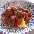 TAJINE D'AGNEAU, CAROTTES, COURGE BUTTERNUT