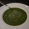 SOUPE Epinards Petits Pois Au Sésame et A la Menthe