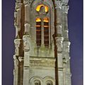 CAMBRAI : La tour de la cathédrale au crépuscule. 
