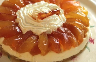 TRANSPARENT AUX POMMES TENTATION® SUR PANNA COTTA VANILLE/CITRON