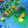 Une planisphère en Lego