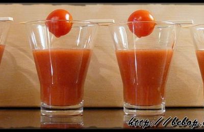 Gaspacho tomates et fraises