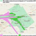 Depuis le 17 novembre, nous sommes dans les nouveaux couloirs aériens de Roissy