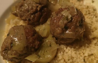 Boulettes de boeuf au lait de coco et curry