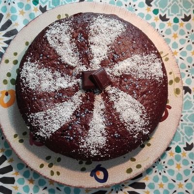 Moelleux au chocolat à la noix de coco