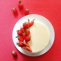 Entremets fraise-vanille