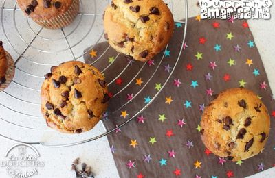 Muffins américains aux pépites de chocolat