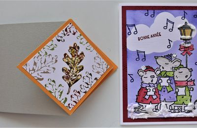 Atelier Cartes automnale et Souris chantantes