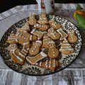 Bonhommes de Noël en biscuit pain d'épices