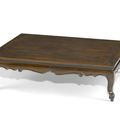 A rare zitan low table, Kangzhuo, Late Ming-Early Qing dynasty