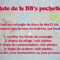 TUTO des "BB's pochettes"