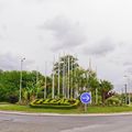 Rond-point à Fléac