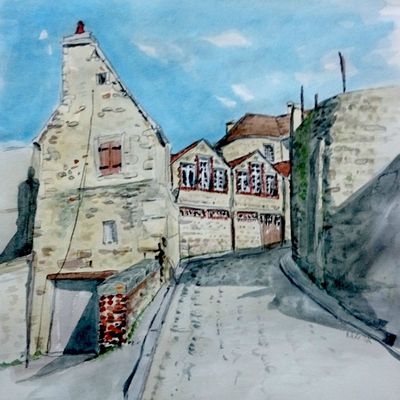 Rue de Falaise en aquarelles