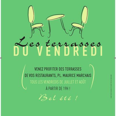 Au mois de juillet et au mois d'août, le Bô'b'Art fait nocturne les vendredi soirs :)))