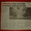 Article journal L'Alsace : Drouot parlons-en...