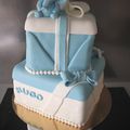 wedding cake reims thème paquet cadeau