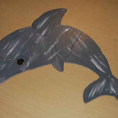 PUZZLE EN BOIS (modèle dauphin)