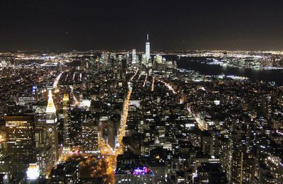 au sommet de l'empire state building (four squares - manhattan)