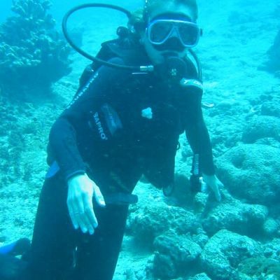 ...une plongeuse oubliée...