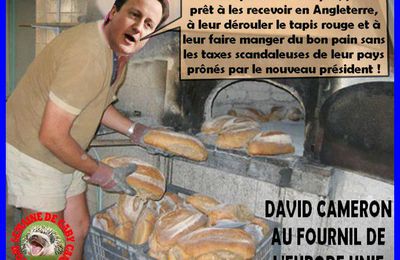 DAVID CAMERON INVITE LES ENTREPRENEURS FRANCAIS A REJOINDRE LA PERFIDE ALBION