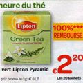 Lipton Pyramid Green Tea 31/03/10