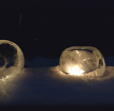 Lanternes de glace