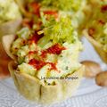 Amuse bouche salade de brocoli, végétarien