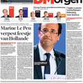 Hollande et Marine Le Pen à la Une de la presse européenne