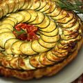 TATIN DE COURGETTES, FÉTA ET ROMARIN DU BLOG UN SIPHON FON FON