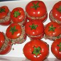 tomates farcies repas d'hier samedi