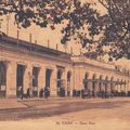 Gare de Caen, en carte postale, sous le nom de Gare Etat
