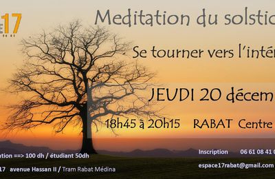 "méditation du solstice" à Rabat