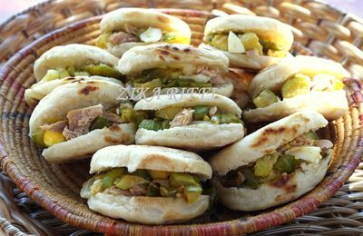 MINI BURGER MATLOUE OU MATLOU3/ THON ET LÉGUMES