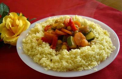 Recette Couscous marocain de légumes et d'agneau