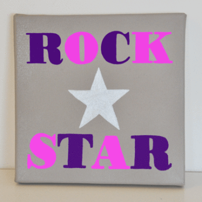 Tableau enfant Rock Star