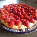 Gâteau meringué aux fraises