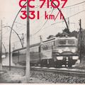 70e anniversaire du record du Monde pour la locomotive Alsthom CC 7107, mais aussi de la BB 9004 de Jeumont Schneider  !