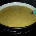 Soupe de potiron au curry et lait de coco