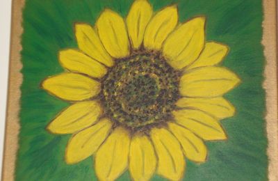 Tournesol (première peinture à l'huile)