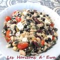 Salade de millet au 3 haricots